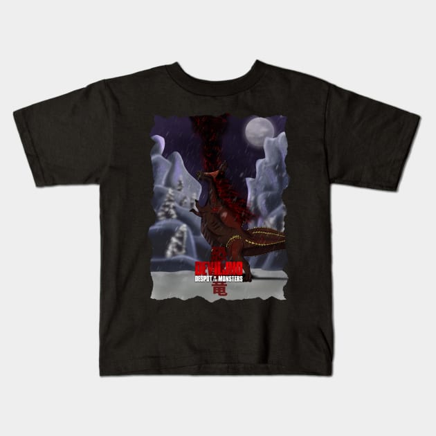 Deviljho: Despot of The Monsters - Savage Version Kids T-Shirt by Jblumdesigns